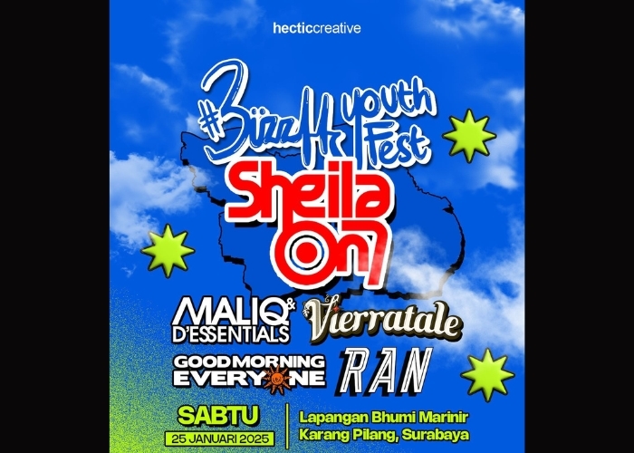 Event Vibes! Buzz Youth Fest 3: Meriahkan Awal Tahun 2025 dengan Hiburan Musik dari Sheila On 7, RAN dan Banyak Musisi di Surabaya