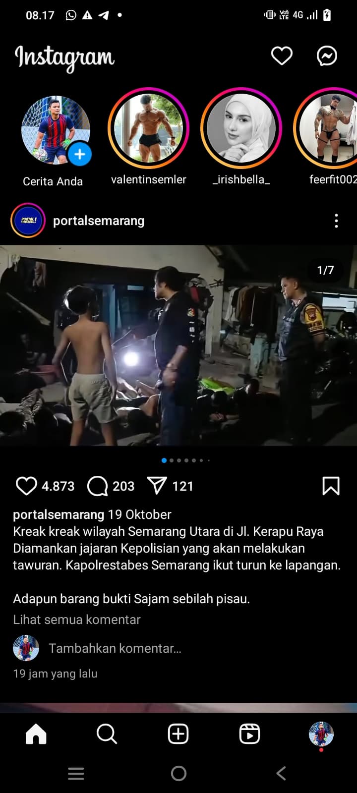 Empat Remaja Bersajam Ditangkap TRC Samapta Polres Indramayu Saat Ugal-ugalan Bermotor