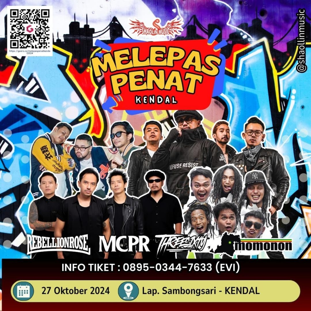 Event Vibes! Kendal Siap Diguncang: Acara Konser Musik Bertajuk Melepas Penat Hadirkan Bintang Tamu Besar pada Oktober 2024