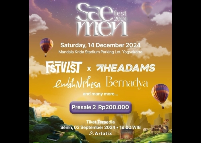 Event Vibes! Yuk Meriahkan Acara Saemen Fest 2024: Getaran Positif di Tengah Dentuman Musik Yogyakarta!