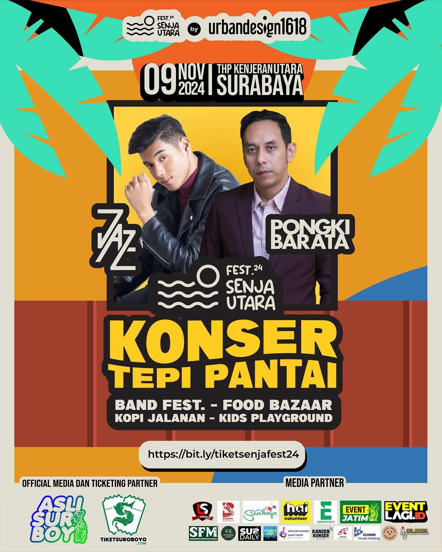 Event Vibes! Yuk Meriahkan Senja Utara Fest 2024: Konser Tepi Pantai Pertama di Surabaya Siap Menghibur Warga Akhir Pekan Ini