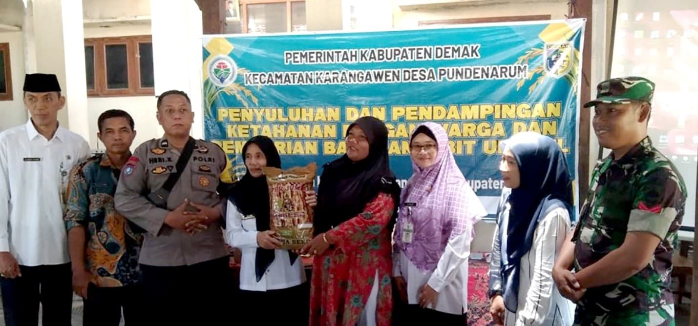 Dinas Pertanian Berikan Penyuluhan dan Pendampingan Ketahanan Pangan di Balai Desa Pundenarum