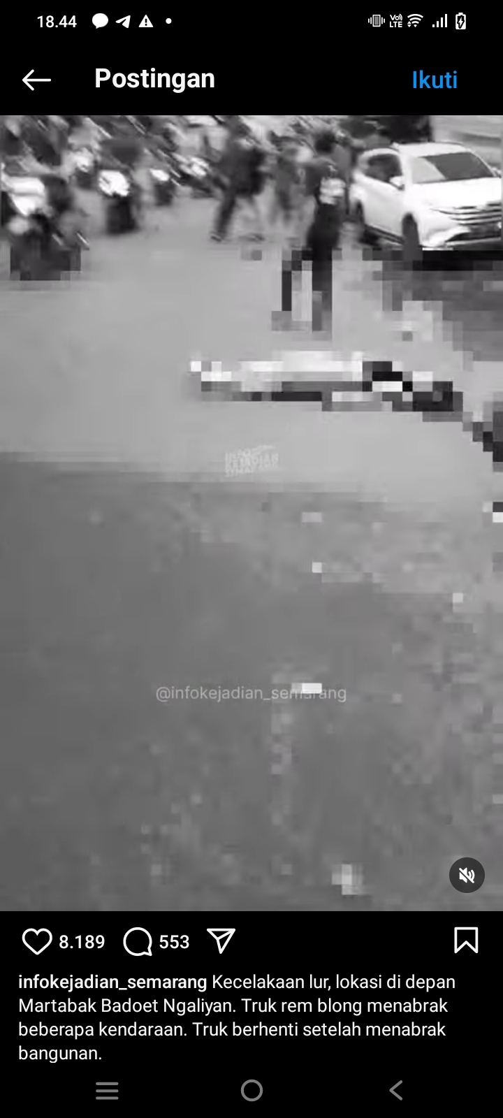 Kecelakaan Maut Ngaliyan, Polisi dan Warga Beberkan Kronologi