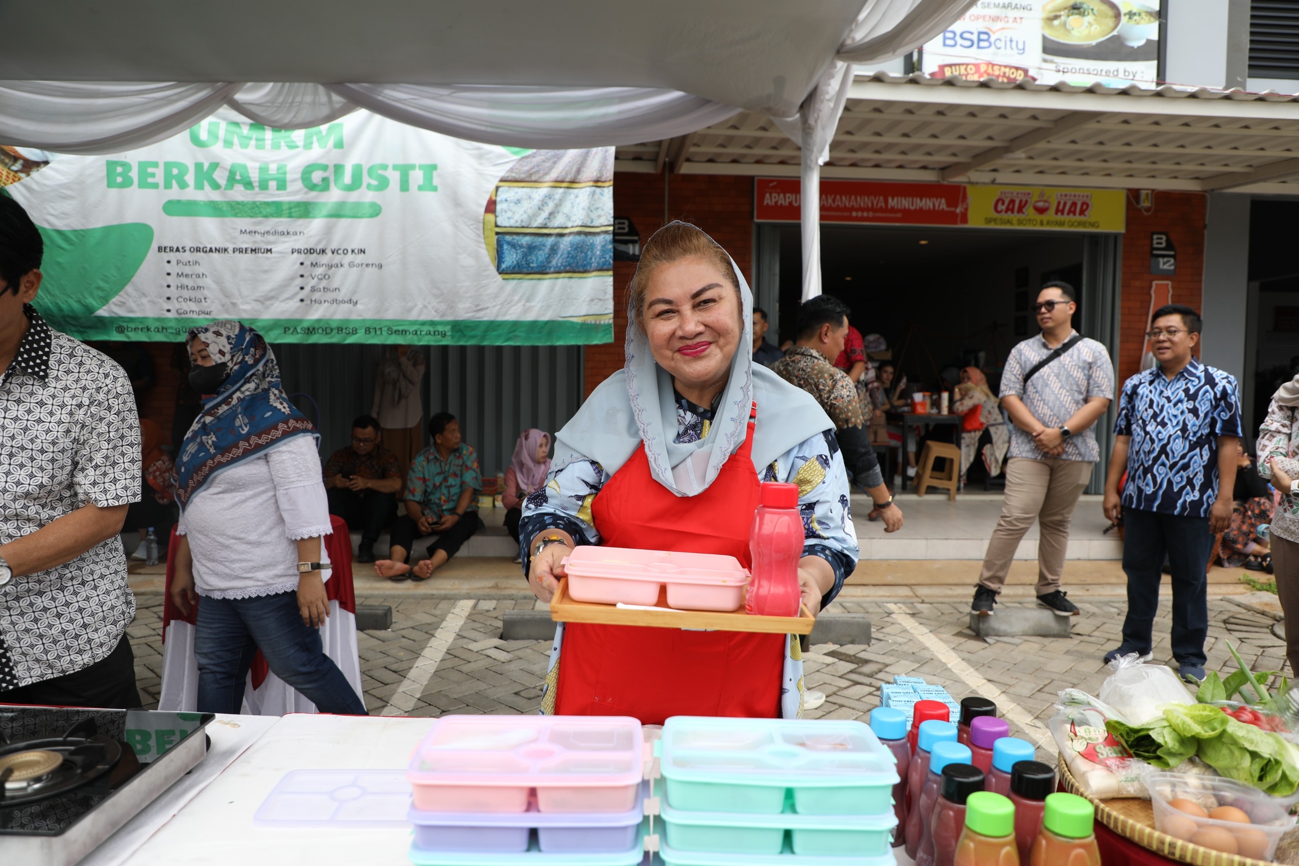 Begini Keseruan Peringatan Hari Ibu tingkat Kota Semarang di Pasar Modern BSB City Mijen