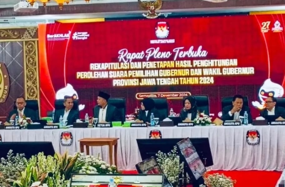 Pilgub Jateng: Pasangan Luthfi-Yasin 11,3 Juta Suara Unggul Atas Pasangan Andika-Hendi yang Raih 7,8 Juta Suara! Era Baru Kepemimpinan Dimulai