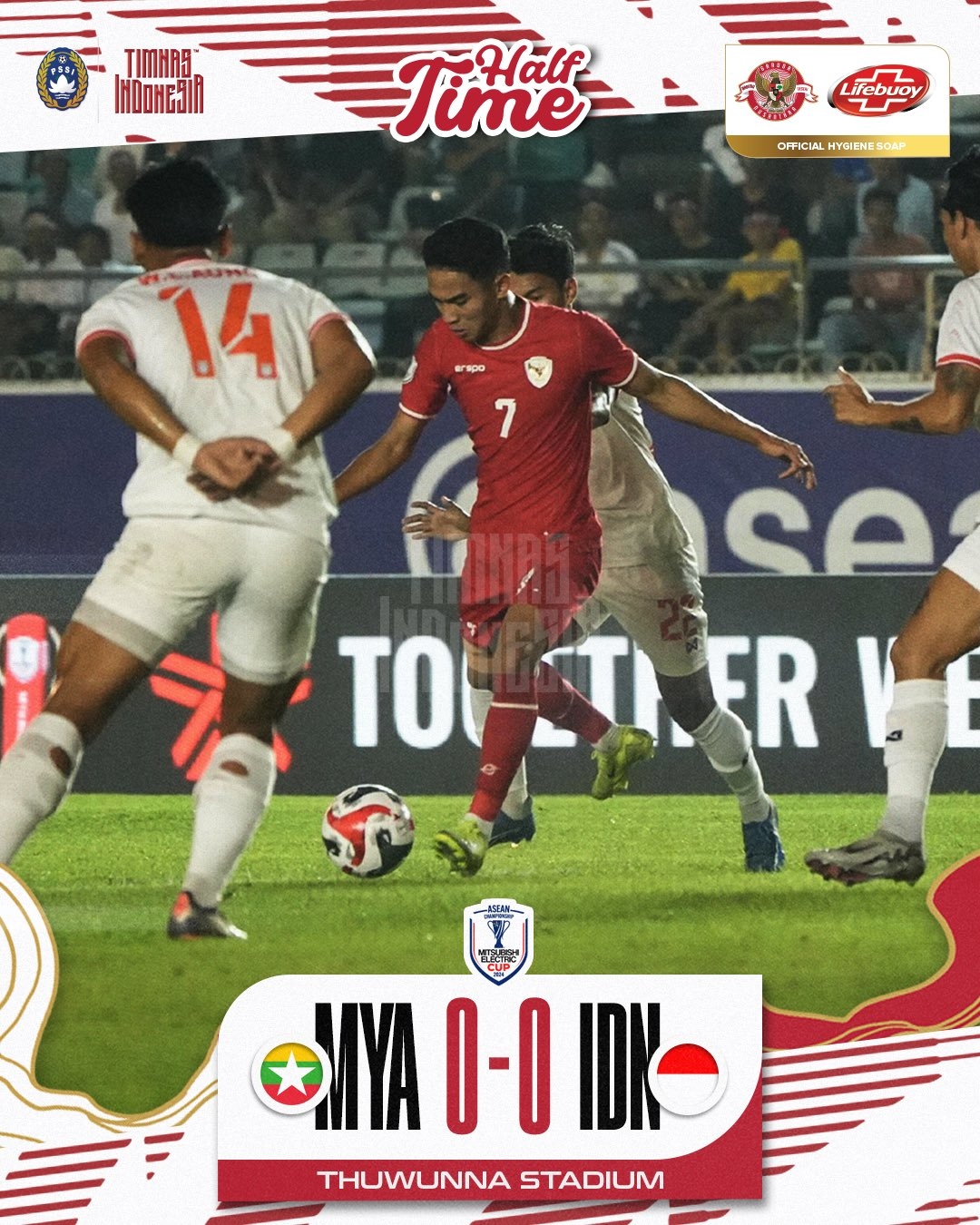 LINK LIVE STREAMING Indonesia vs Laos di Piala AFF 2024, Siaran Langsung GRATIS di RCTI, Cek Skor LIVE SCORE Babak Pertama Kedua FULL TIME