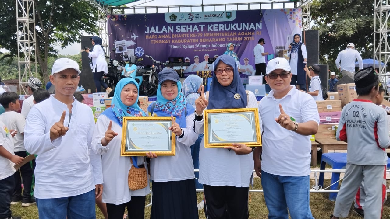 Juara 1 TK Moderasi, TK Roudlotul Abidin Nyatnyono Jadi Teladan Pendidikan Toleransi di Kabupaten Semarang