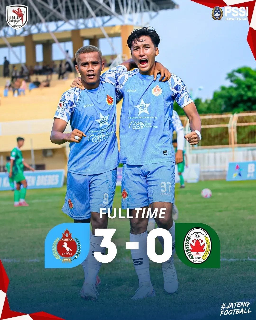 PREDIKSI SKOR H2H Bintang Timur vs Persab Brebes di Pekan ke-5 Liga 4 Jateng Minggu 19 Januari 2025