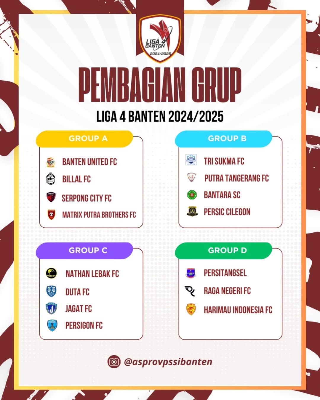 UPDATE LIGA 4 BANTEN 2025: Format Jadwal Drawing Group! Cek Lengkap Pembagian Grup Liga 4 Banten 2025, Siapa Lawan Terberat?