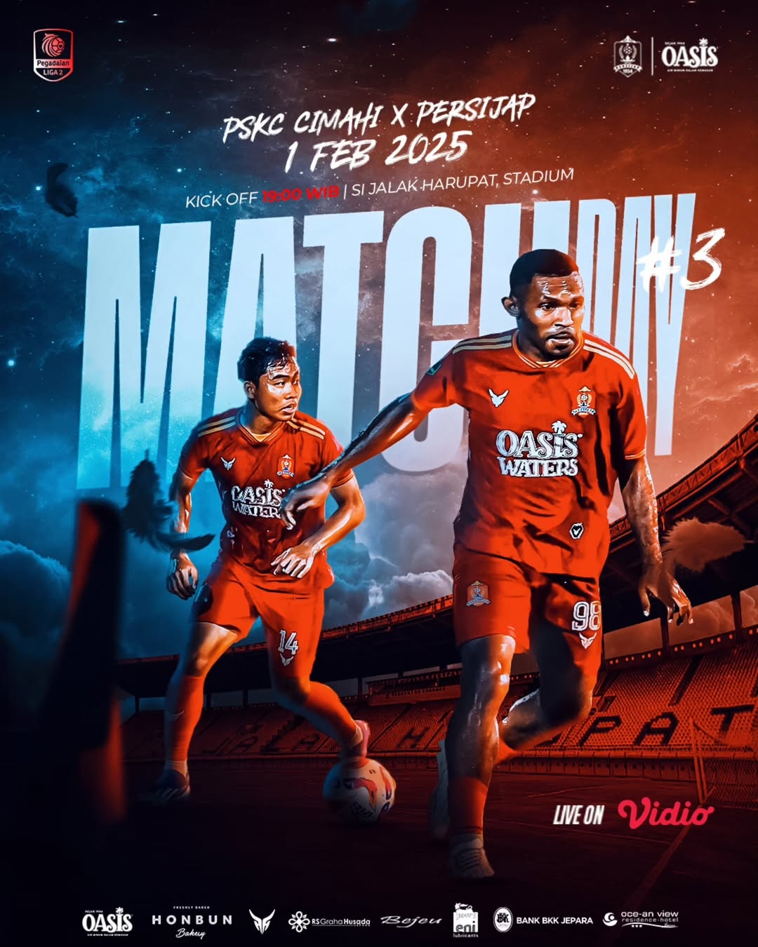 PREDIKSI SKOR H2H PSKC Cimahi vs Persijap Jepara: Duel Hidup Mati di Playoff Liga 2, Siapa Raih Kemenangan Perdana?