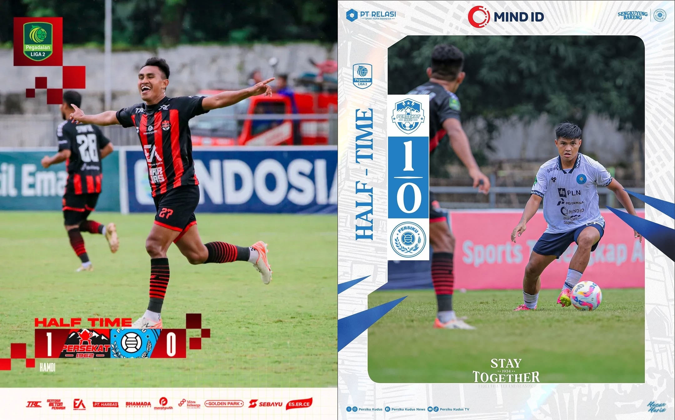 HASIL AKHIR LIVE SCORE Persekat vs Persiku, SKOR 1-0 PARUH BABAK KEDUA Cek Skor Akhir Full Time, Siapa jadi Pemenangnya?