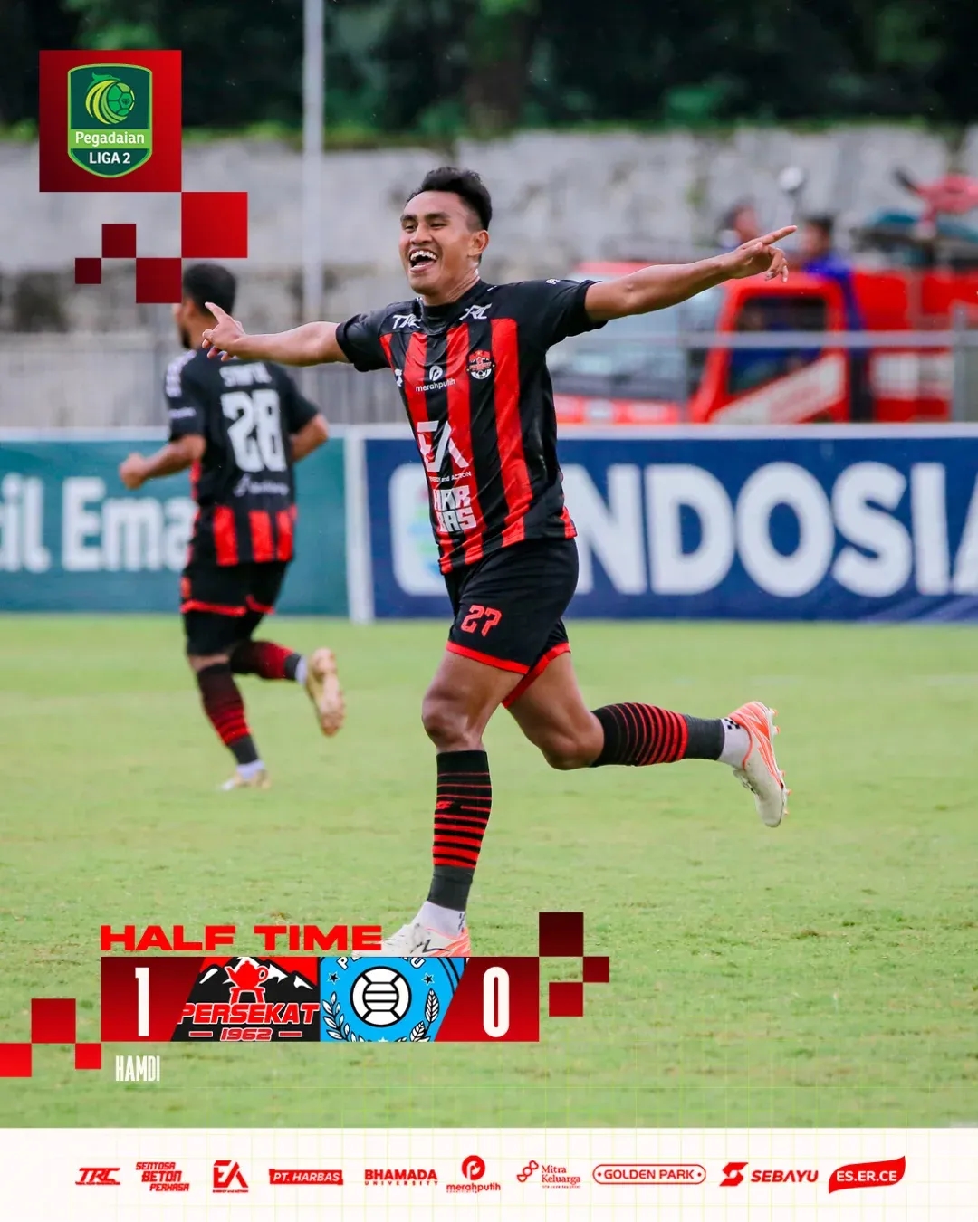 DRAMATIS! HASIL AKHIR Persekat vs Persewar, SKOR 2-1 KARTU MERAH TUAN Rumah Cek Hasil FULL TIME