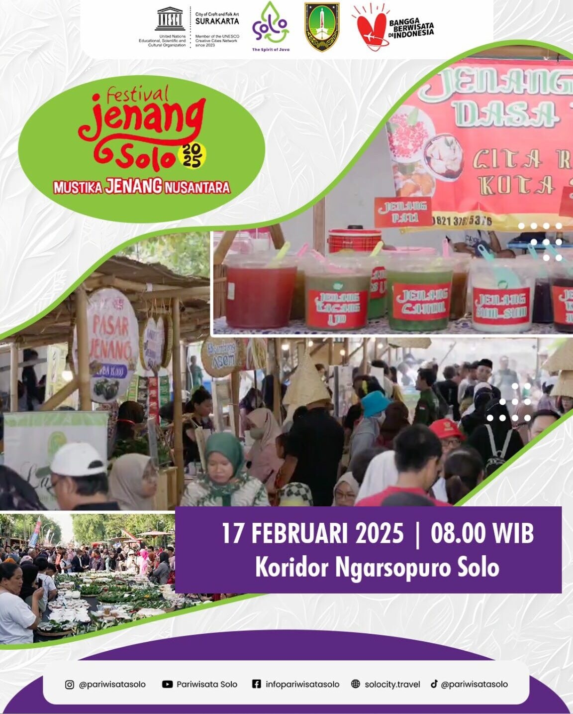Mari Meriahkan Event Festival Jenang Solo 2025: Menyantap Warisan Kuliner Nusantara, Menyaksikan Tradisi yang Hidup, dan Merayakan Kebersamaan!