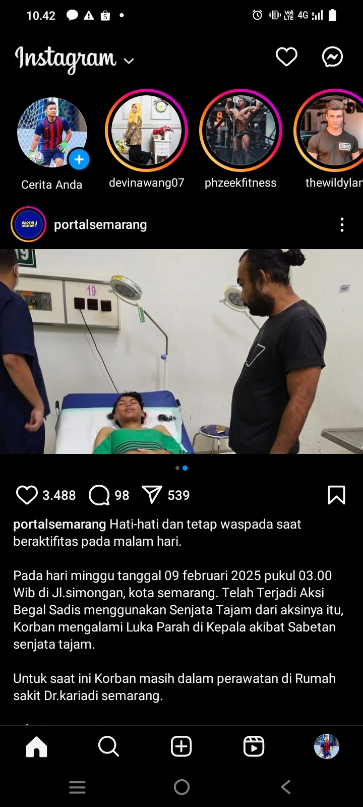 Viral Pembegalan Sadis di Semarang, Netizen Singgung Damkar