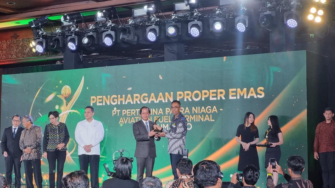 Patra Niaga JBT Raih 2 PROPER Emas dari KLH, atas Komitmen Lingkungan dan Pemberdayaan Masyarakat