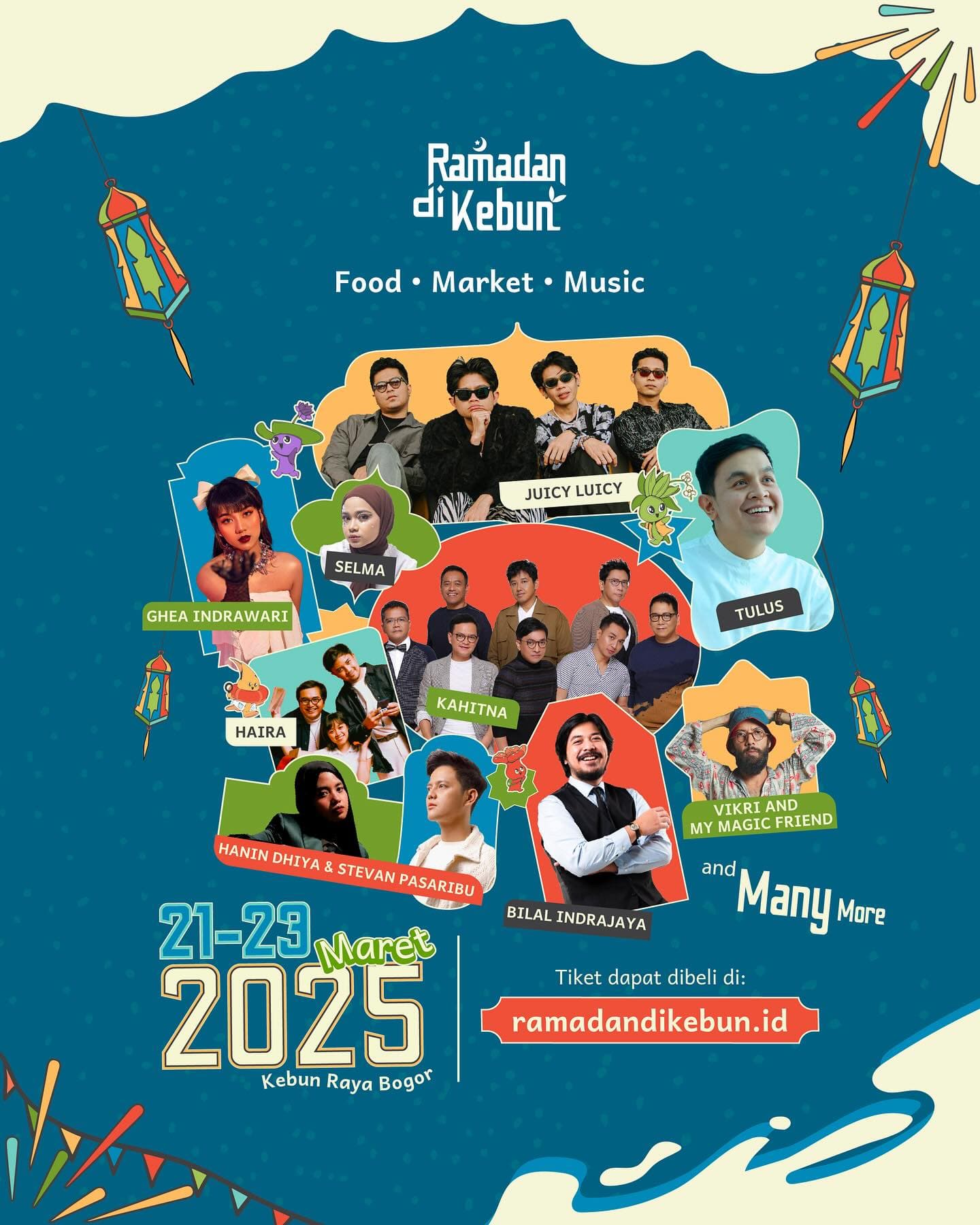Ramadan di Kebun: Festival Musik Unik di Kebun Raya Bogor yang Wajib Dikunjungi dengan Ditemani Sederet Musisi Ternama