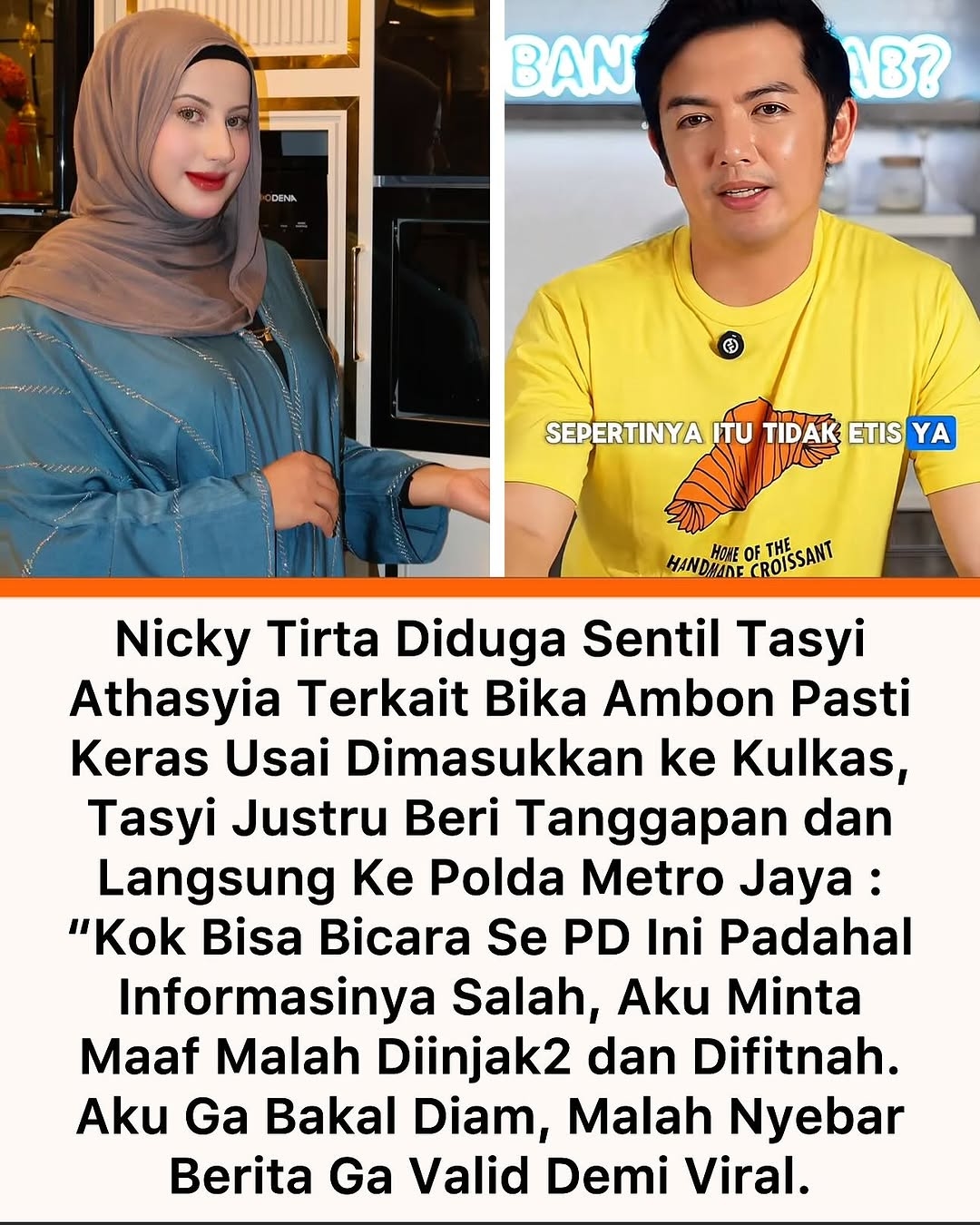 Profil Instagram Tasyi Athasyia: YouTuber Kuliner, Kini Disorot Soal Perseteruan dengan Nicky Tirta