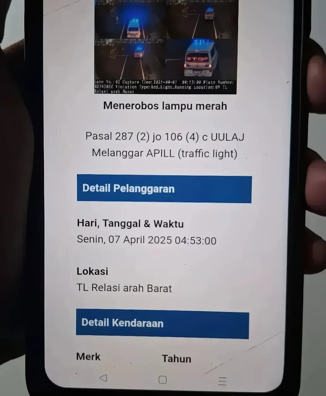 Viral, Mobil Ambulans Kena Tilang ETLE saat Sedang Antar Pasien Darurat, Ini Kata Kasubdit Gakkum Ditlantas Polda Metro Jaya