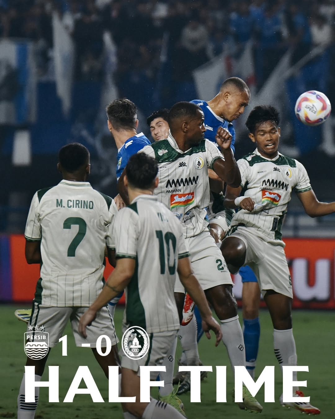 SKOR AKHIR LIVE SCORE Persib Bandung Unggul 1-0 atas PSS Sleman di Babak Pertama, Gol PSS Dianulir VAR! Cek Update Skor Babak Kedua FULL TIME