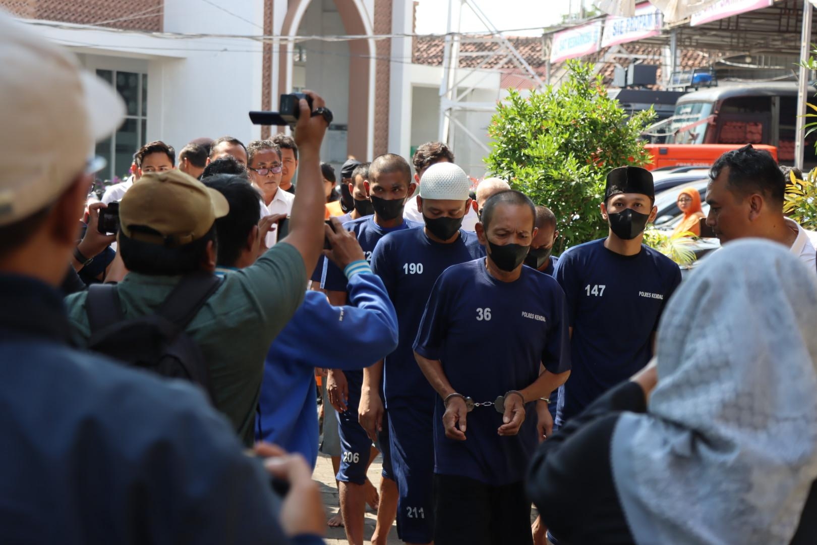 Tujuh Orang Pencuri Kabel PT LBM Energi Ditangkap, Dua Scurity Dilaporkan Luka-luka