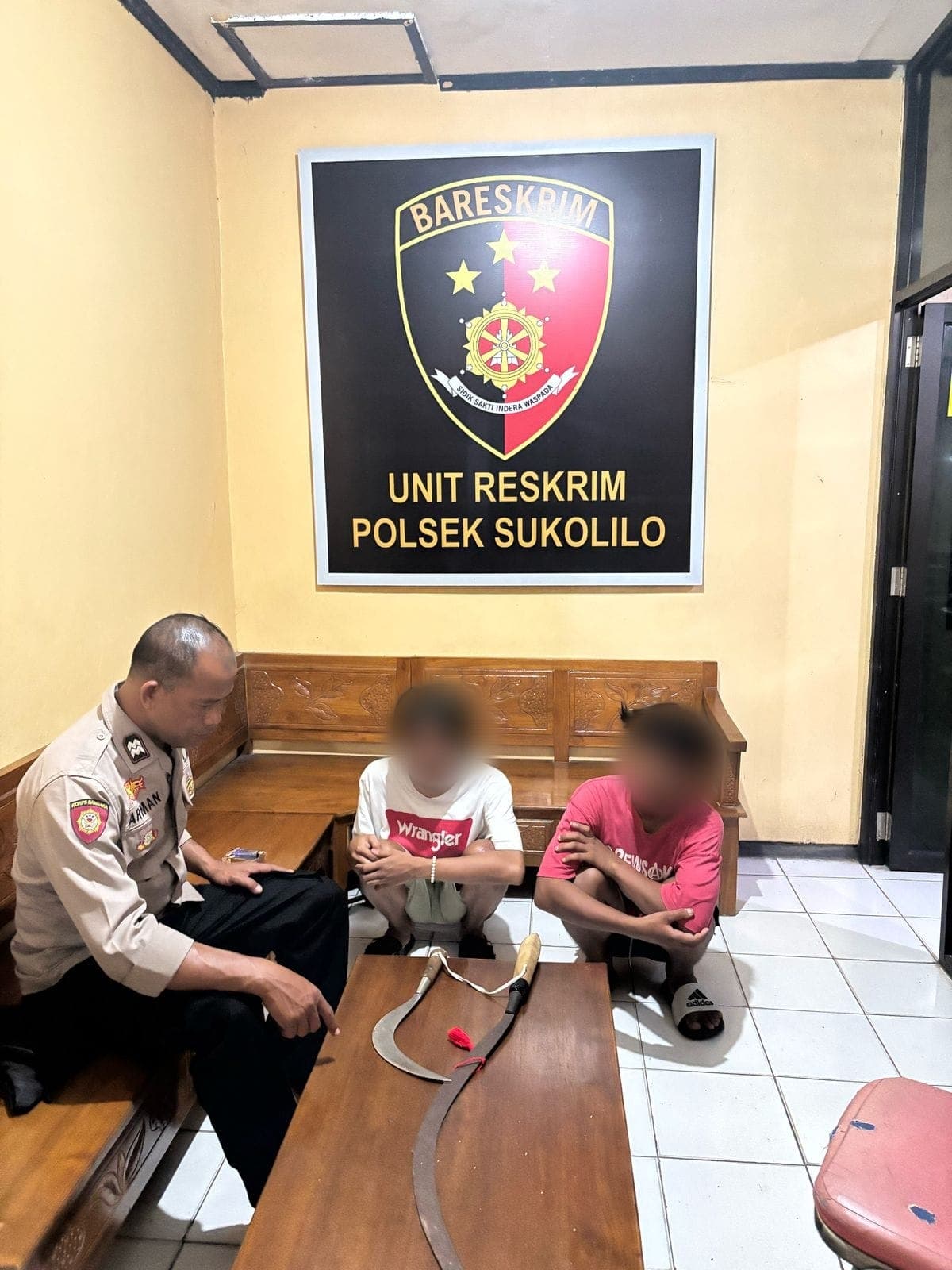 Polisi Bongkar Tawuran Brutal Antar Gengster Bersenjata di Sukolilo Pati