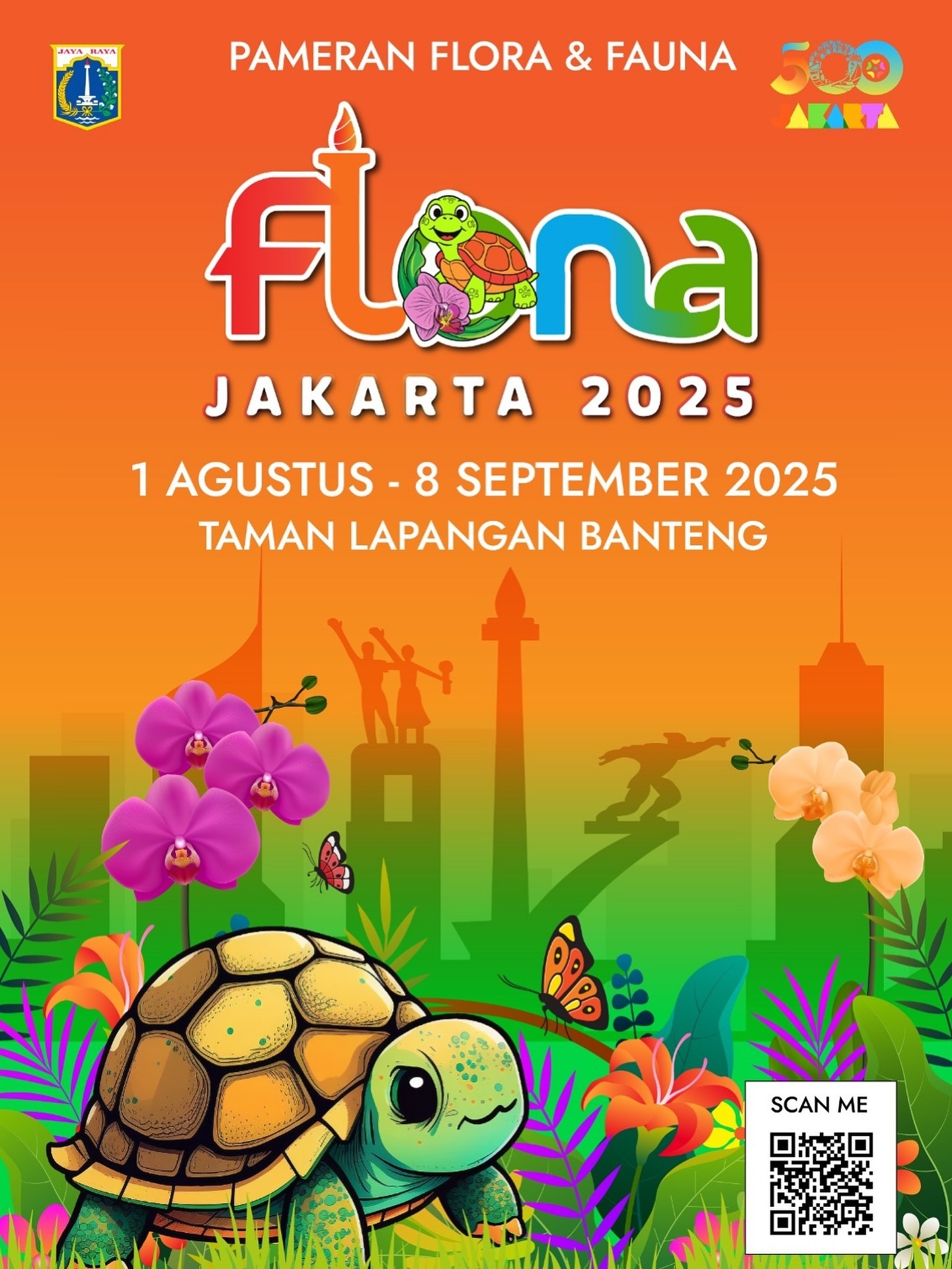 Jangan Kaget! Pameran Flona 2025 Jakarta Siap Guncang Lapangan Banteng: Ada Satwa Langka, Kuliner Khas, dan GRATIS Tiket Masuk!