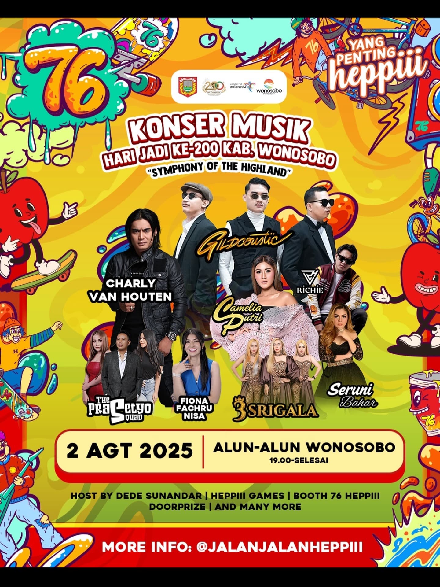 Pecinta Musik & Budaya Merapat! Wonosobo Siap Gelar Pesta Akbar Symphony of the Highland Rayakan Hari Jadi ke-200! GRATIS!