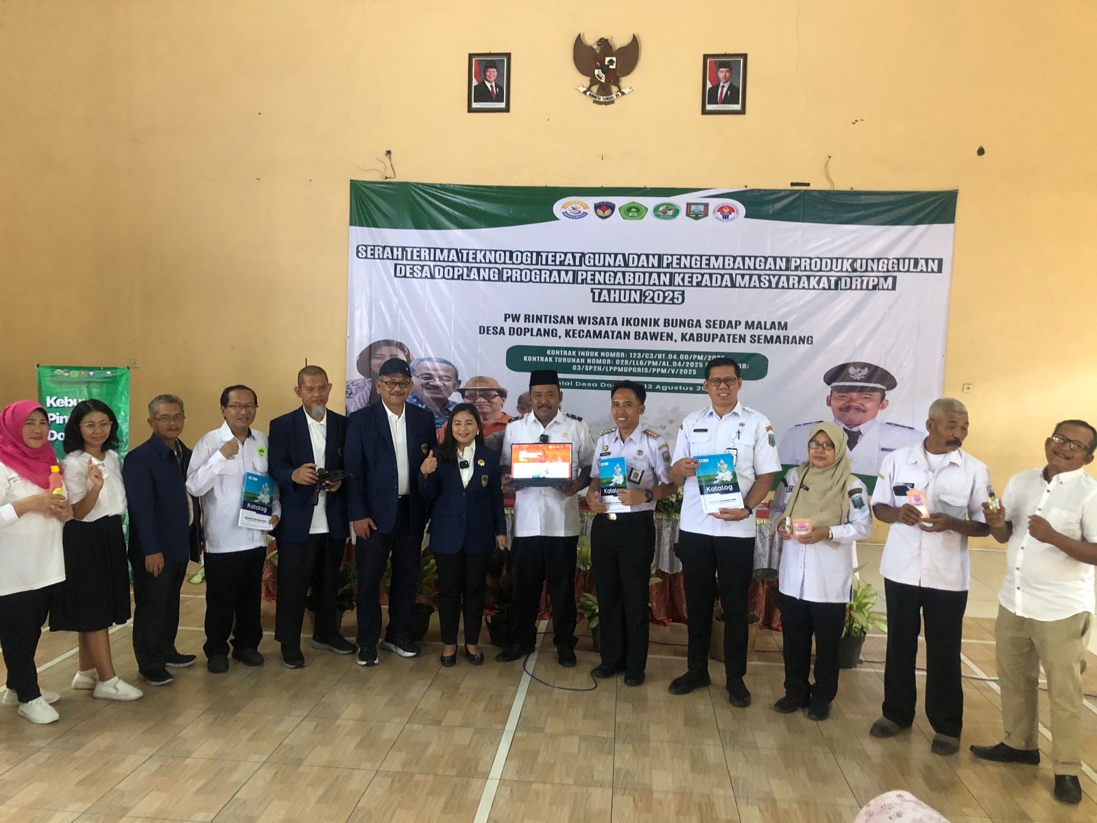Desa Doplang Menuju Desa Wisata Ikonik Bunga Sedap Malam, Hasil 3 Tahun Program Pengabdian Multiyears DRTPM UPGRIS