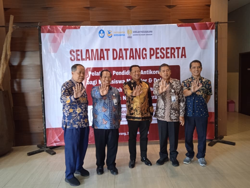 Sekolah Pascasarjana UNNES Gelar Pelatihan Pendidikan Antikorupsi, Wakil Ketua KPK Tekankan Bahaya Sistemik Korupsi