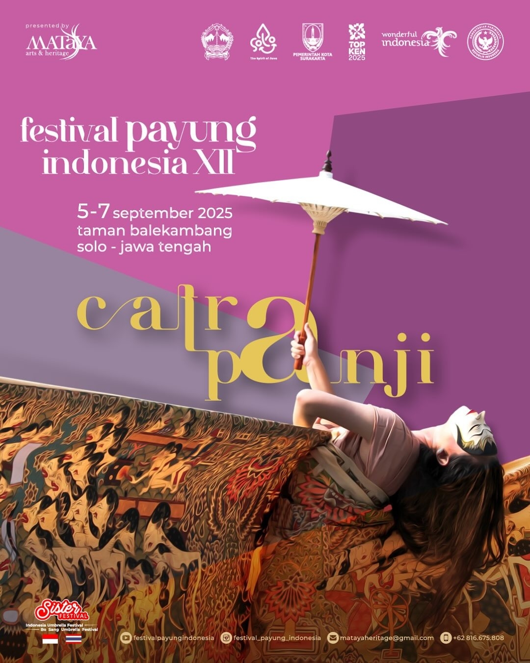 BIKIN SOLO MAKIN SPESIAL! Festival Payung Indonesia Balik Lagi, Ada Pameran dan Kompetisi Unik!