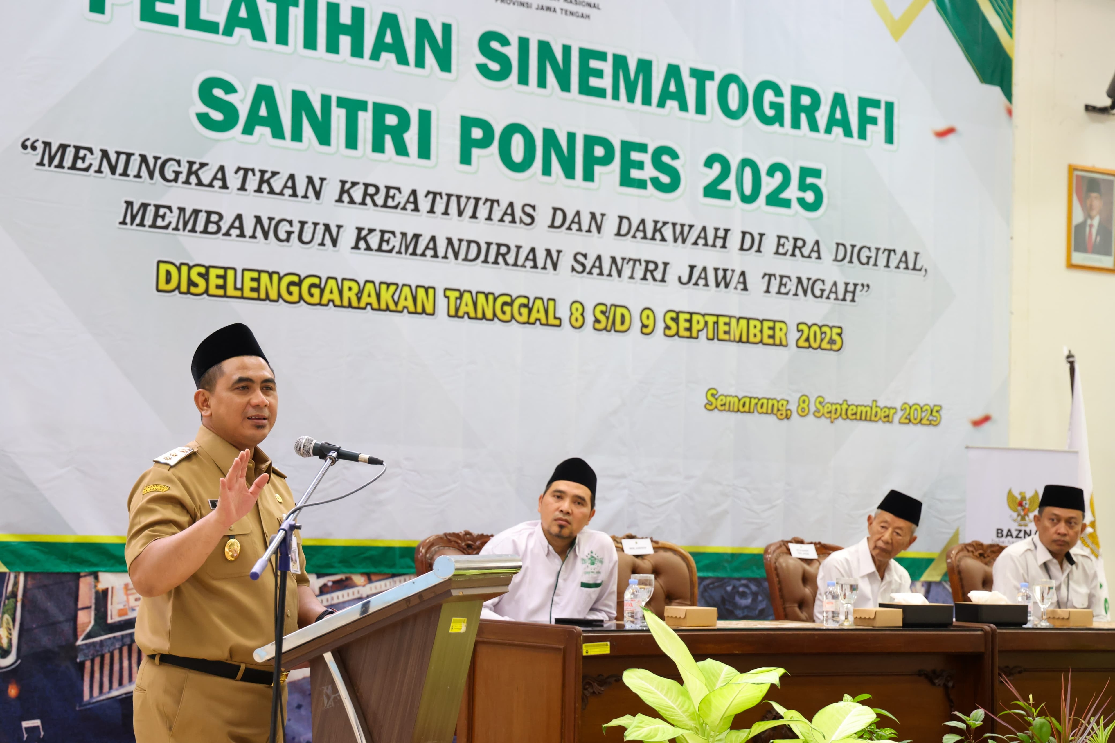 Wagub Jateng Taj Yasin Ajak Santri Kuasai Sinematografi demi Dakwah yang Kreatif