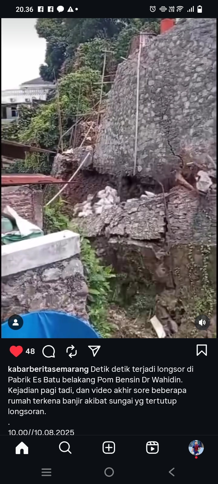 BPBD Lakukan Evakuasi Korban Longsor di Kelurahan Karanganyar Candisari Semarang
