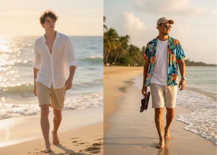 Siap Nyelem Sampai Nongkrong! 10 Upgrade Outfit Pria di Pantai yang Stylish, Praktis, dan Anti Gerah! (Part 2)
