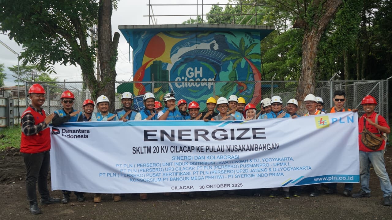 Sukseskan Lumbung Pangan Nasional: PLN Sukses Energize Kabel Laut ke Nusakambangan, Dukung Program Ketahanan Pangan Nasional!