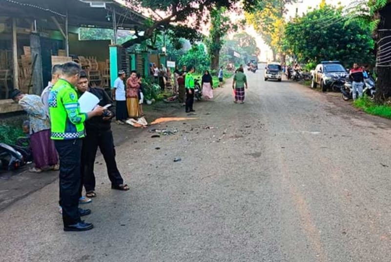 Naas, Tabrak Pohon di Pinggir Jalan Sukosono, Perempuan asal Desa Langon Tewas di Lokasi