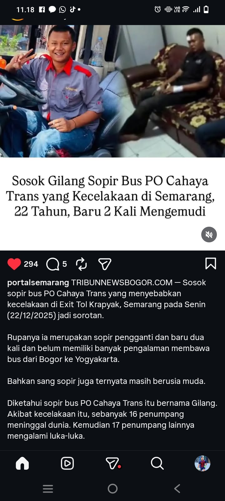 Di Balik Kemudi Maut, Kisah Sopir Muda yang Mengantar Pulang 16 Nyawa di Exit Tol Krapyak Semarang