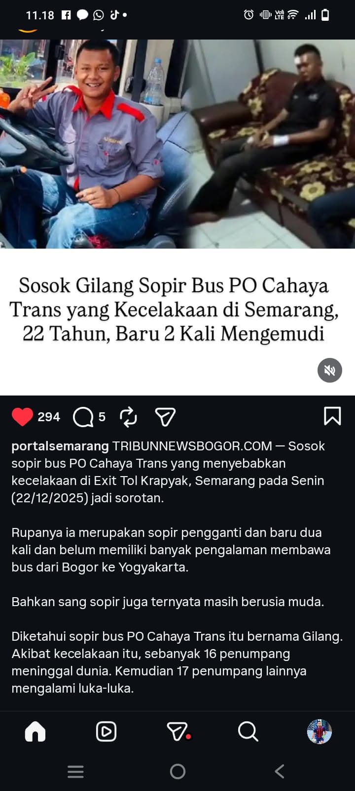 Di Balik Kemudi Maut, Kisah Sopir Muda yang Mengantar Pulang 16 Nyawa di Exit Tol Krapyak Semarang
