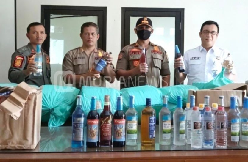 Hari Pertama Puasa Ramadan 2026, Satpol PP Kudus Sita 274 Botol Minuman Keras
