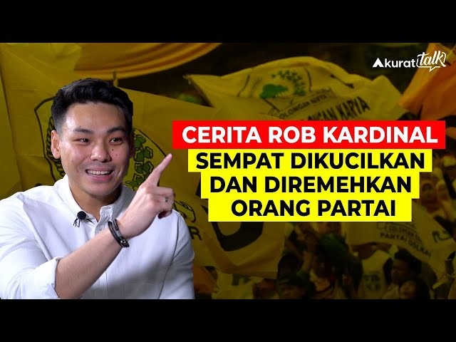 ROB CLINTON KARDINAL: ANAK MUDA JANGAN LAGI CUMA JADI PAJANGAN POLITIK