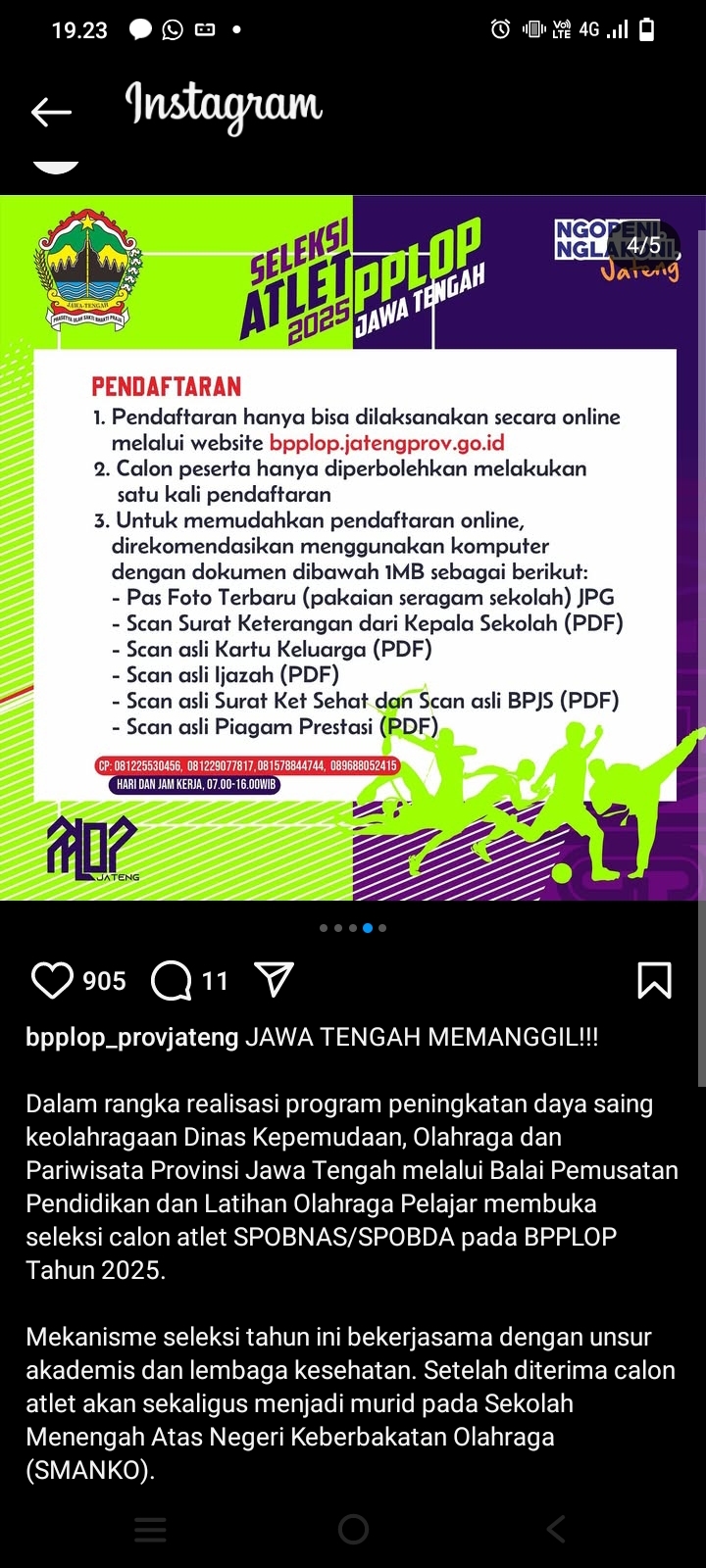 Spobnas Jateng Memanggil! Pemprov Buka Seleksi Atlet SPOBNAS - SPOBDA 2025, Cek ...
